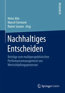 Ahn / Clermont / Souren |  Nachhaltiges Entscheiden | eBook | Sack Fachmedien