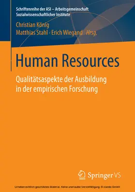König / Stahl / Wiegand |  Human Resources | eBook | Sack Fachmedien