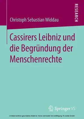 Widdau | Cassirers Leibniz und die Begründung der Menschenrechte | E-Book | www.sack.de