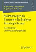 Nielsen / Luttermann / Lévy-Tödter |  Stellenanzeigen als Instrument des Employer Branding in Europa | Buch |  Sack Fachmedien