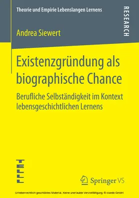 Siewert |  Existenzgründung als biographische Chance | eBook | Sack Fachmedien