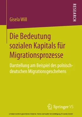 Will | Die Bedeutung sozialen Kapitals für Migrationsprozesse | E-Book | www.sack.de