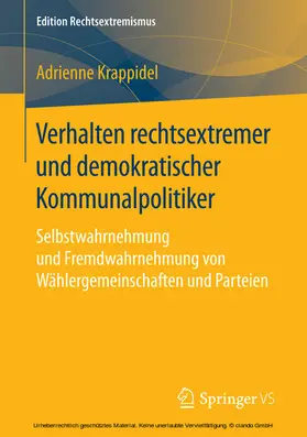 Krappidel |  Verhalten rechtsextremer und demokratischer Kommunalpolitiker | eBook | Sack Fachmedien