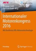Liebl / Beidl |  Internationaler Motorenkongress 2016 | Buch |  Sack Fachmedien