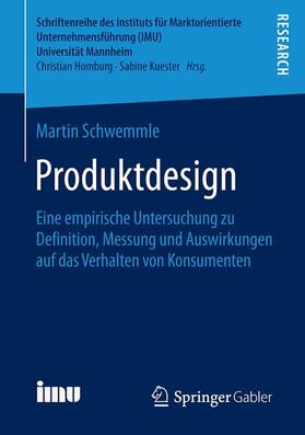 Schwemmle | Produktdesign | Buch | 978-3-658-12959-0 | sack.de
