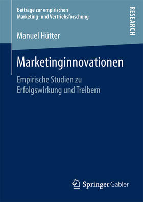 Hütter | Marketinginnovationen | E-Book | sack.de