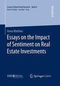 Mathieu |  Essays on the Impact of Sentiment on Real Estate Investments | Buch |  Sack Fachmedien