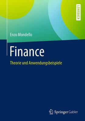 Mondello | Finance | Buch | 978-3-658-13198-2 | sack.de
