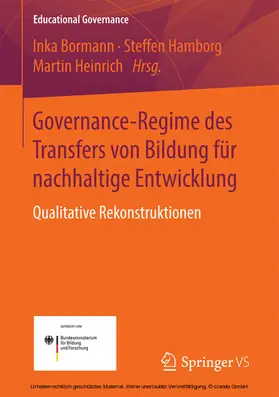 Bormann / Hamborg / Heinrich | Governance-Regime des Transfers von Bildung für nachhaltige Entwicklung | E-Book | www.sack.de