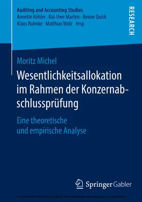 Michel | Wesentlichkeitsallokation im Rahmen der Konzernabschlussprüfung | E-Book | sack.de