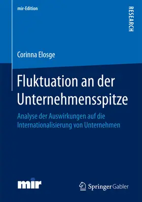 Elosge |  Fluktuation an der Unternehmensspitze | eBook | Sack Fachmedien