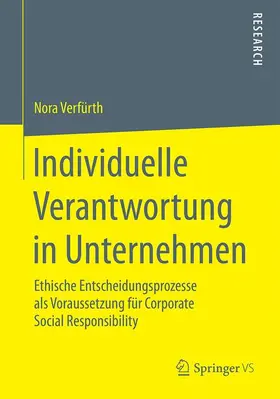 Verfürth |  Individuelle Verantwortung in Unternehmen | Buch |  Sack Fachmedien
