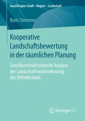Stemmer | Kooperative Landschaftsbewertung in der räumlichen Planung | E-Book | www.sack.de
