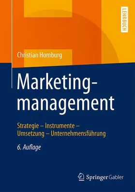 Homburg |  Marketingmanagement | Buch |  Sack Fachmedien