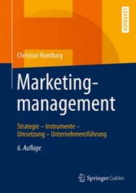 Homburg | Marketingmanagement | E-Book | www.sack.de