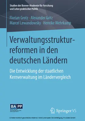 Grotz / Götz / Lewandowsky | Verwaltungsstrukturreformen in den deutschen Ländern | E-Book | www.sack.de