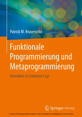 Krusenotto | Funktionale Programmierung und Metaprogrammierung | E-Book | www.sack.de