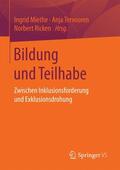 Miethe / Ricken / Tervooren |  Bildung und Teilhabe | Buch |  Sack Fachmedien