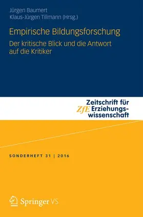 Tillmann / Baumert |  Empirische Bildungsforschung | Buch |  Sack Fachmedien