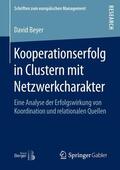 Beyer |  Kooperationserfolg in Clustern mit Netzwerkcharakter | Buch |  Sack Fachmedien