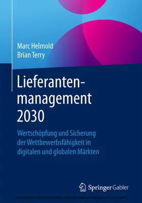 Helmold / Terry |  Lieferantenmanagement 2030 | eBook | Sack Fachmedien