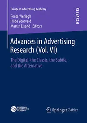 Verlegh / Eisend / Voorveld |  Advances in Advertising Research (Vol. VI) | Buch |  Sack Fachmedien