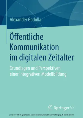 Godulla |  Öffentliche Kommunikation im digitalen Zeitalter | eBook | Sack Fachmedien