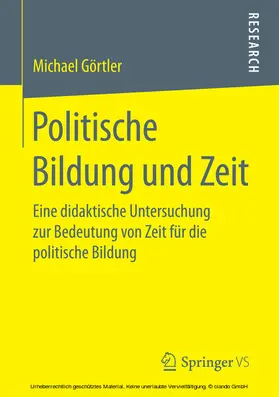 Görtler |  Politische Bildung und Zeit | eBook | Sack Fachmedien