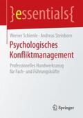 Schienle / Steinborn |  Psychologisches Konfliktmanagement | Buch |  Sack Fachmedien