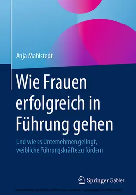 Mahlstedt |  Wie Frauen erfolgreich in Führung gehen | eBook | Sack Fachmedien
