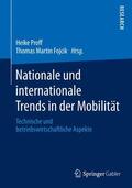 Fojcik / Proff |  Nationale und internationale Trends in der Mobilität | Buch |  Sack Fachmedien