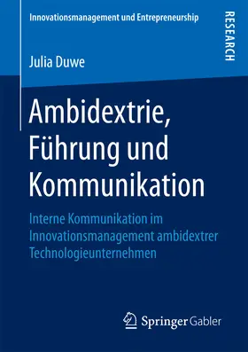 Duwe |  Ambidextrie, Führung und Kommunikation | eBook | Sack Fachmedien