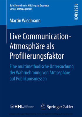 Wiedmann | Live Communication-Atmosphäre als Profilierungsfaktor | E-Book | sack.de