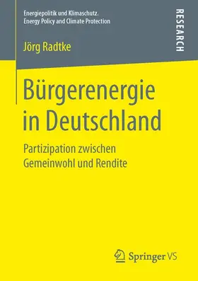 Radtke |  Bürgerenergie in Deutschland | Buch |  Sack Fachmedien