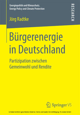 Radtke | Bürgerenergie in Deutschland | E-Book | sack.de
