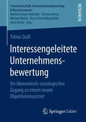 Quill |  Interessengeleitete Unternehmensbewertung | Buch |  Sack Fachmedien