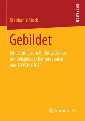 Stock | Gebildet | Buch | 978-3-658-15000-6 | sack.de