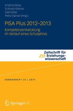 Reiss / Klieme / Köller |  PISA Plus 2012 - 2013 | Buch |  Sack Fachmedien