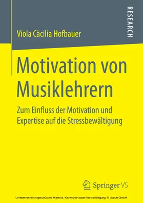 Hofbauer | Motivation von Musiklehrern | E-Book | www.sack.de
