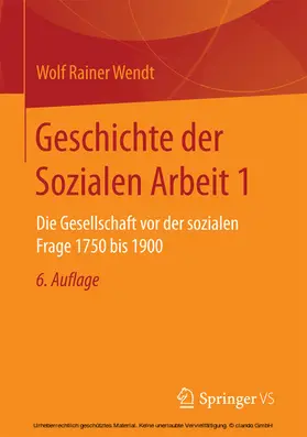 Wendt | Geschichte der Sozialen Arbeit 1 | E-Book | www.sack.de