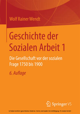 Wendt | Geschichte der Sozialen Arbeit 1 | E-Book | sack.de