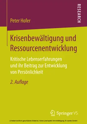 Hofer |  Krisenbewältigung und Ressourcenentwicklung | eBook | Sack Fachmedien