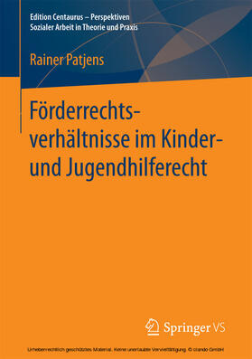 Patjens | Förderrechtsverhältnisse im Kinder- und Jugendhilferecht | E-Book | sack.de