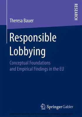 Bauer | Responsible Lobbying | E-Book | sack.de