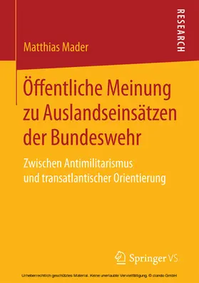 Mader | Öffentliche Meinung zu Auslandseinsätzen der Bundeswehr | E-Book | sack.de