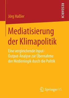 Haßler |  Mediatisierung der Klimapolitik | Buch |  Sack Fachmedien