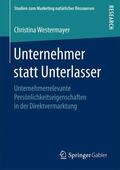 Westermayer |  Unternehmer statt Unterlasser | Buch |  Sack Fachmedien