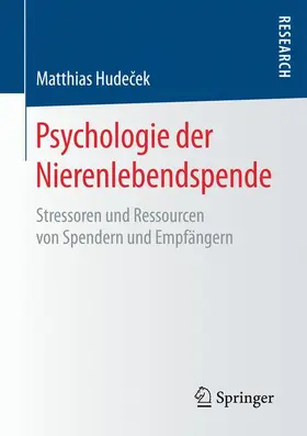 Hudecek |  Psychologie der Nierenlebendspende | Buch |  Sack Fachmedien