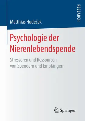 Hudecek |  Psychologie der Nierenlebendspende | eBook | Sack Fachmedien