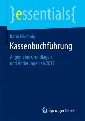Nickenig | Kassenbuchführung | E-Book | www.sack.de